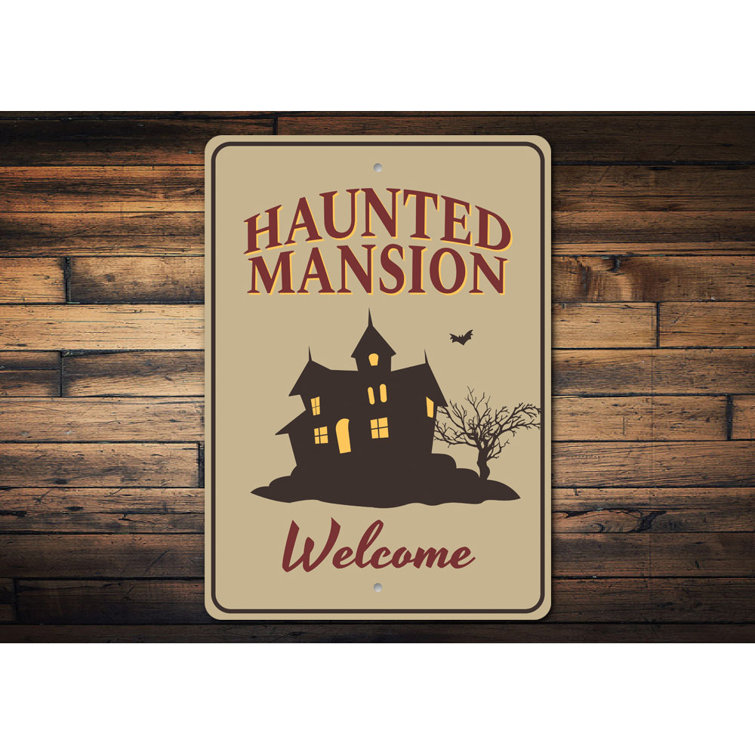 Lizton Sign Shop, Inc Haunted Mansion Sign Wayfair Canada
